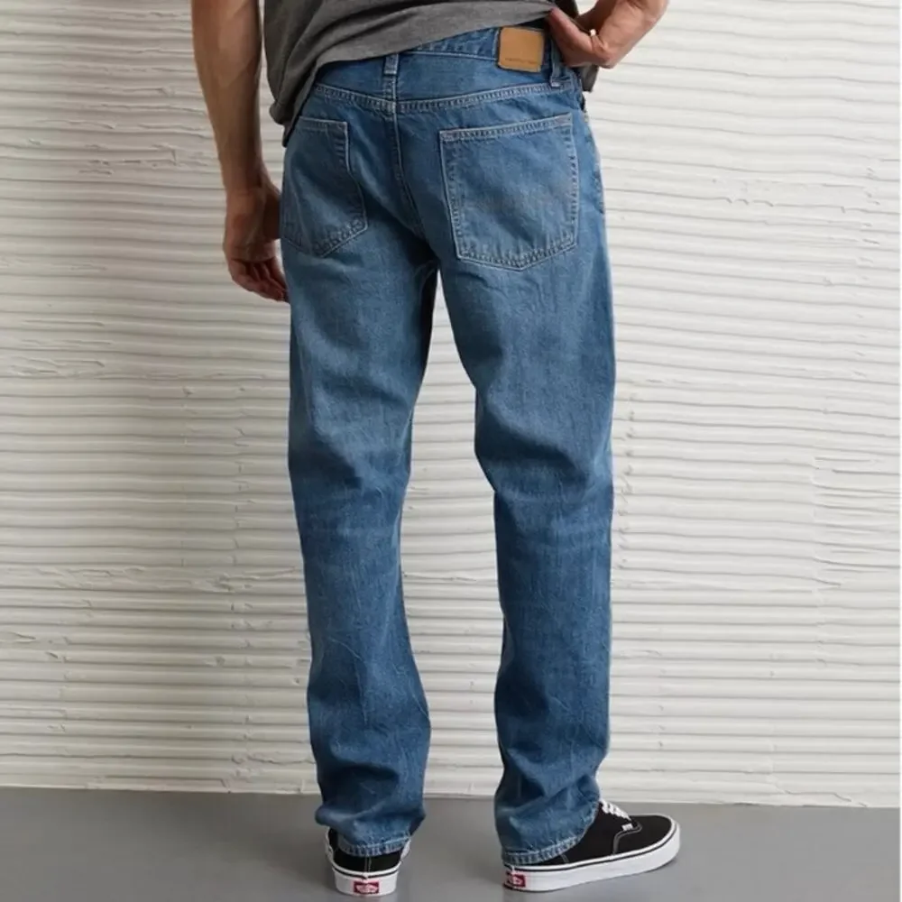 American Eagle Original Straight Extreme Flex Jeans Medium Wash 31x30 Stretch